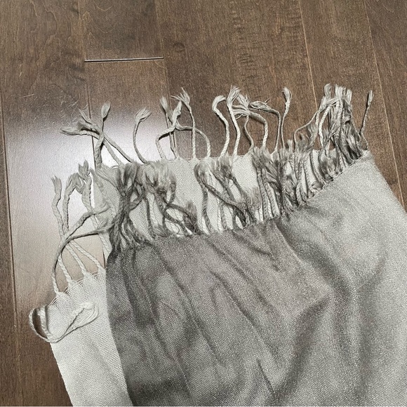 Grey/Silver Ombre Scarf - Picture 7 of 7